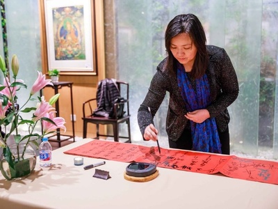 藝術文化交流活動 郭衛(wèi)華女士一行上海東方文化傳播中心之行